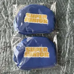 SUPER JUNIOR ロゴ刺繍ポーチ 2個　スーパージュニア　SMTOWN