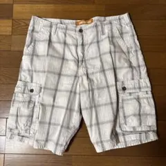 【美品】Lee Dungarees チェック カーゴハーフパンツ ストリート