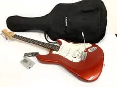 ◆BUSKER'S◆ストラト エレキギター BH1 CAR チューナー／ケース付
