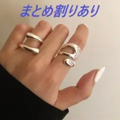 ♦大人気♡ドロップオープンリング♦
