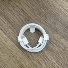 ホワイト USB-C 充電ケーブル 約1メートル