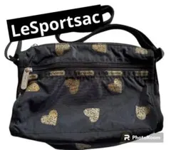 本日のみ最安値！【美品】レスポートサック　ショルダーバッグ　ハート　ゴールド