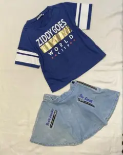 ZIDDY 140 Tシャツ スカート セット 女子