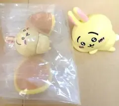 ちいかわ うさぎ　2個セット ガチャガチャ スヤスヤ ますこっと2　セリア