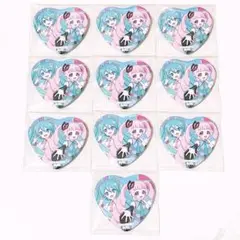 ひみつのアイプリ ひまり 青空ひまり 初音ミク 缶バッジ ハート缶バッジ
