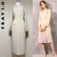 【フレイアイディー】定価2.2万 ワンショルダー デザインドレス ワンピース1