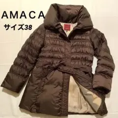 アマカAMACA ダウンジャケットコート サイズ38