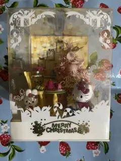 ハローキティクリスマスツリーオルゴール置物 2個セット