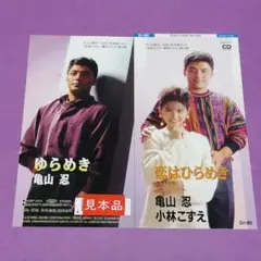 （８ｃｍ）亀山忍　小林こずえ／恋はひらめき　見本盤