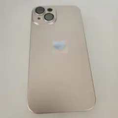 iPhone14　ケース　シャンパンベージュ　ハート