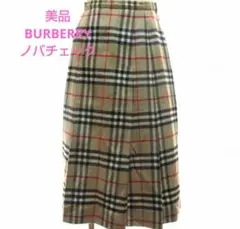 【美品】BURBERRY ノバチェック柄スカート