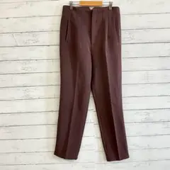 【美品】GRL パンツ テーパードパンツ Mサイズ 茶 ストレッチ素材