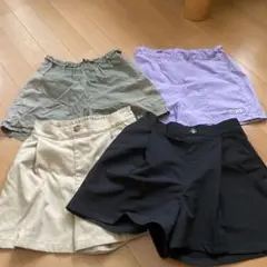 ハーフパンツ 4点セット 140.150
