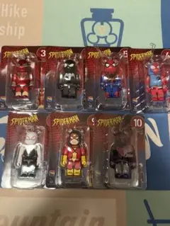 新品未開封 Happyくじ BE＠RBRICK スパイダーマン8個セット