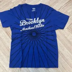 Brooklyn Machine Works Tシャツ 青ユニクロUNIQLO