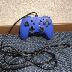 青 有線 Nintendo Switch コントローラー