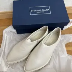 STEFANO GAMBA　レザースニーカー　37
