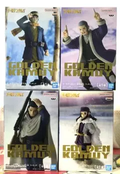 ゴールデンカムイ フィギュアセット 尾形 白石 アシリパ 杉元