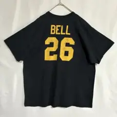 古着 アメリカ古着 Ｔシャツ　黒　ピッツバーグ　フットボール　ベル　26