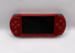 【通電のみ確認】SONY PSP-3000 レッド 本体
