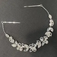 ヘッドドレス シルバー