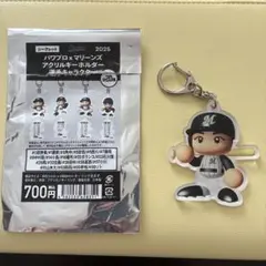 千葉ロッテマリーンズ　2025パワプロアクリルキーホルダー　角中選手