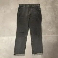 90s wrangler 先染め　ブラック　黒　usa製　33×32 デニム