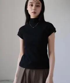 Ulysses ハイネックTシャツ ブラック