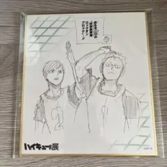 ハイキュー展 色紙コレクション 二口 青根