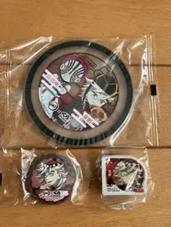 くら寿司　鬼滅の刃　ラバーコースター、消しゴム、缶バッジ
