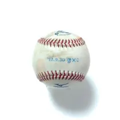 NPB　日本プロ野球　統一球　公式球　実使用品　試合日刻印有り　YB×C ①