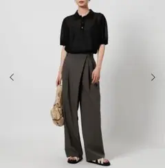 メッシュ ポロニット ブラック BEAUTY＆YOUTH