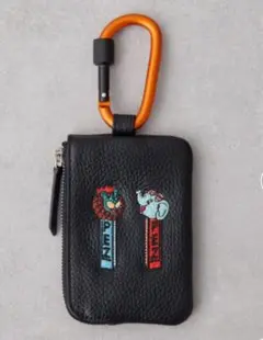 PEZ ペッツ キャラクター 刺繍 レザー キーケース
