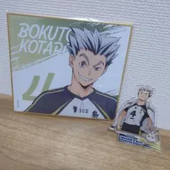 木兎光太郎 ハイキュー ミニ色紙＆ミニアクリルスタンド