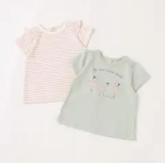petit main　半袖Tシャツ　２枚セット