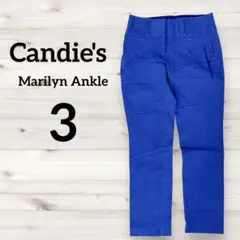 Candie's✨【３号】Marilyn Ankle パンツ ブルー　青