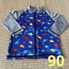 新品未使用　ラッシュガード　水着　男の子　恐竜　90センチ