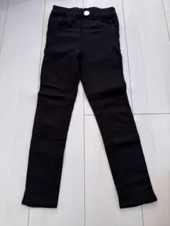 値下げ♡ムージョンジョン　黒 スリムフィット ボトムス　120センチ