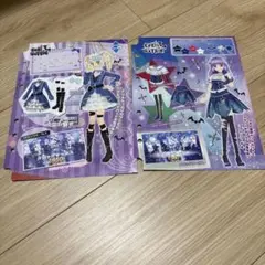 アイカツ 台紙のみ 藤堂ユリカ 氷上スミレ ロリゴシック