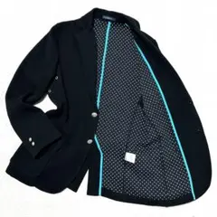 【美品✨M相当】J.Ferry アンコン ストレッチ ジャケット 銀ボタン 黒