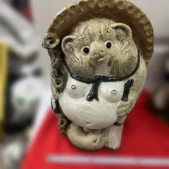 【希少】信楽焼 白たぬき 狸庵 アンティーク ヴィンテージ 昭和レトロ 希少】信楽焼 狸庵 白たぬき ヴィンテージ アンティーク 昭和