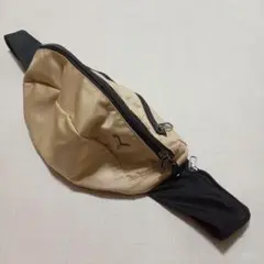 PUMA　ウエストバッグ ベージュ✕ブラック