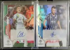 topps ハンス・ハテブール＆ヴラホディモス 直筆サイン auto UCL
