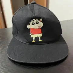 クレヨンしんちゃん キャップ ブラック
