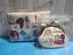 EXPO2025!万博会場内限定！　 鳥獣戯画エコバッグ&がま口財布セット