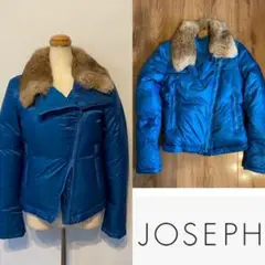 JOSEPH ジョゼフ ダウンジャケット ラビットファー付き M