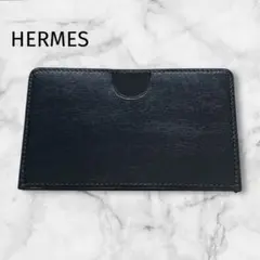 ✨極美品✨エルメス ポルクロールカードケース パスケース ネイビー系