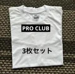 3枚セット！　PRO CLUB ヘビーウェイト Tシャツ L ホワイト