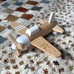 kiko 木製 飛行機型おもちゃ