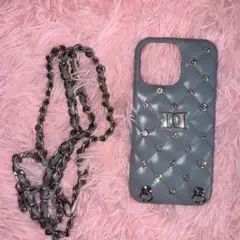 darich キルティングビジューiPhoneケース
